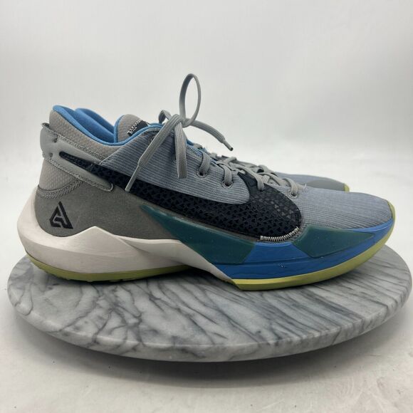 Nike Zoom Freak 2 Shoe Mens 11.5 Grey/Black Lace Up Athletic Sneaker CK54224-004 - Picture 2 of 11